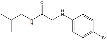  2-[(4-bromo-2-methylphenyl)amino]-N-(2-methylpropyl)acetamide