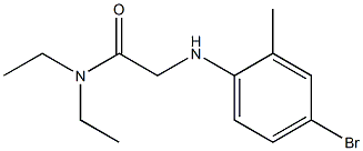2-[(4-bromo-2-methylphenyl)amino]-N,N-diethylacetamide|