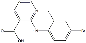 2-[(4-bromo-2-methylphenyl)amino]pyridine-3-carboxylic acid|