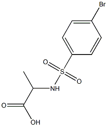 2-[(4-bromobenzene)sulfonamido]propanoic acid