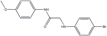  2-[(4-bromophenyl)amino]-N-(4-methoxyphenyl)acetamide