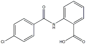 2-[(4-chlorobenzene)amido]benzoic acid 结构式