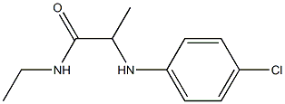  2-[(4-chlorophenyl)amino]-N-ethylpropanamide