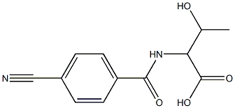 2-[(4-cyanobenzoyl)amino]-3-hydroxybutanoic acid