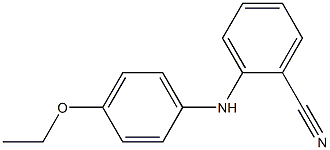 2-[(4-ethoxyphenyl)amino]benzonitrile 结构式
