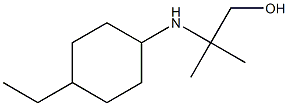 2-[(4-ethylcyclohexyl)amino]-2-methylpropan-1-ol Structure