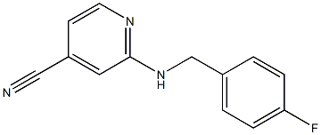 2-[(4-fluorobenzyl)amino]isonicotinonitrile|