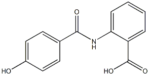 2-[(4-hydroxybenzene)(methyl)amido]benzoic acid 化学構造式