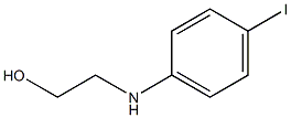 2-[(4-iodophenyl)amino]ethan-1-ol 结构式