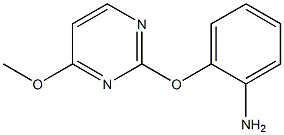 2-[(4-methoxypyrimidin-2-yl)oxy]aniline Structure