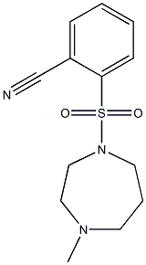 2-[(4-methyl-1,4-diazepane-1-)sulfonyl]benzonitrile