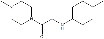 2-[(4-methylcyclohexyl)amino]-1-(4-methylpiperazin-1-yl)ethan-1-one