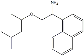  2-[(4-methylpentan-2-yl)oxy]-1-(naphthalen-1-yl)ethan-1-amine