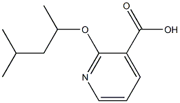 2-[(4-methylpentan-2-yl)oxy]pyridine-3-carboxylic acid Structure