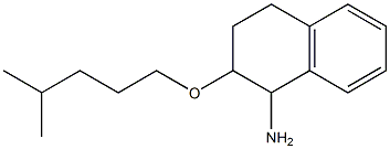 2-[(4-methylpentyl)oxy]-1,2,3,4-tetrahydronaphthalen-1-amine 结构式