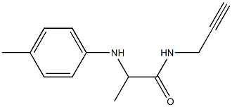 2-[(4-methylphenyl)amino]-N-(prop-2-yn-1-yl)propanamide|