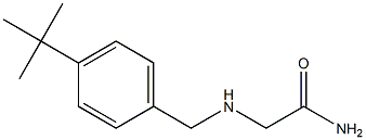 2-[(4-tert-butylbenzyl)amino]acetamide 化学構造式