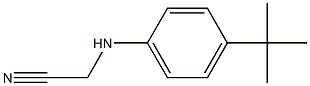 2-[(4-tert-butylphenyl)amino]acetonitrile,,结构式