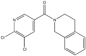 2-[(5,6-dichloropyridin-3-yl)carbonyl]-1,2,3,4-tetrahydroisoquinoline Structure