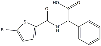 2-[(5-bromothiophen-2-yl)formamido]-2-phenylacetic acid