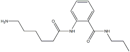 2-[(6-aminohexanoyl)amino]-N-propylbenzamide