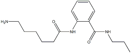 2-[(6-aminohexanoyl)amino]-N-propylbenzamide|