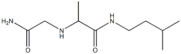 2-[(carbamoylmethyl)amino]-N-(3-methylbutyl)propanamide