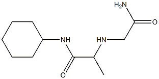  2-[(carbamoylmethyl)amino]-N-cyclohexylpropanamide