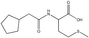 2-[(cyclopentylacetyl)amino]-4-(methylthio)butanoic acid