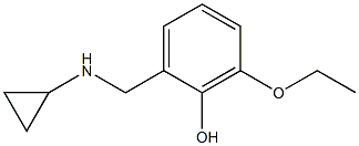 2-[(cyclopropylamino)methyl]-6-ethoxyphenol Structure