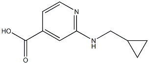 2-[(cyclopropylmethyl)amino]pyridine-4-carboxylic acid Structure