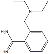 2-[(diethylamino)methyl]benzenecarboximidamide Structure