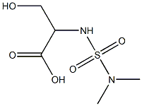  2-[(dimethylsulfamoyl)amino]-3-hydroxypropanoic acid