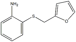 2-[(furan-2-ylmethyl)sulfanyl]aniline 化学構造式