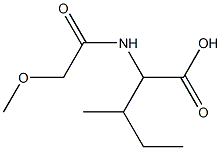 2-[(methoxyacetyl)amino]-3-methylpentanoic acid|