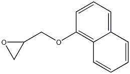 2-[(naphthalen-1-yloxy)methyl]oxirane Struktur