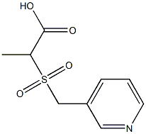 2-[(pyridin-3-ylmethyl)sulfonyl]propanoic acid