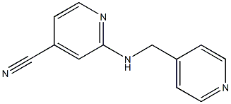 2-[(pyridin-4-ylmethyl)amino]pyridine-4-carbonitrile|