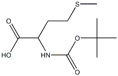 2-[(tert-butoxycarbonyl)amino]-4-(methylthio)butanoic acid Structure