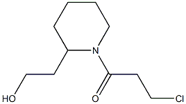 2-[1-(3-chloropropanoyl)piperidin-2-yl]ethanol Structure