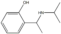 2-[1-(propan-2-ylamino)ethyl]phenol Structure