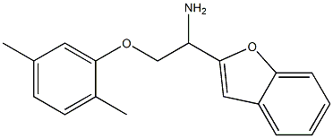 2-[1-amino-2-(2,5-dimethylphenoxy)ethyl]-1-benzofuran