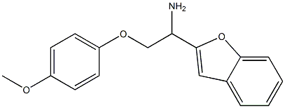 2-[1-amino-2-(4-methoxyphenoxy)ethyl]-1-benzofuran