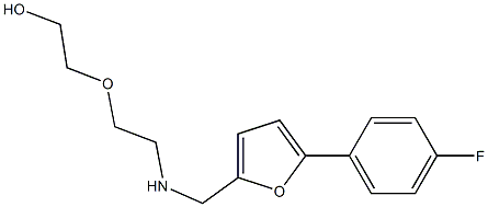 2-[2-({[5-(4-fluorophenyl)furan-2-yl]methyl}amino)ethoxy]ethan-1-ol