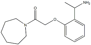 2-[2-(1-aminoethyl)phenoxy]-1-(azepan-1-yl)ethan-1-one|