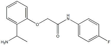 2-[2-(1-aminoethyl)phenoxy]-N-(4-fluorophenyl)acetamide