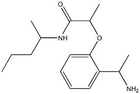 2-[2-(1-aminoethyl)phenoxy]-N-(pentan-2-yl)propanamide|