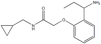  2-[2-(1-aminopropyl)phenoxy]-N-(cyclopropylmethyl)acetamide
