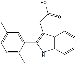 2-[2-(2,5-dimethylphenyl)-1H-indol-3-yl]acetic acid