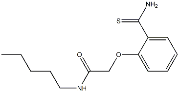  2-[2-(aminocarbonothioyl)phenoxy]-N-pentylacetamide